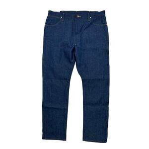 WRANGLER *NEW* Cowboy Cut Denim Jeans Original Fit Size 38x33 Mens 100% Cotton
